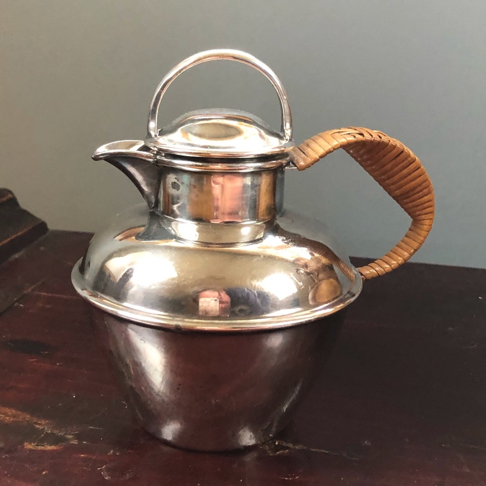 Vintage Art Deco Small Silver Pitcher